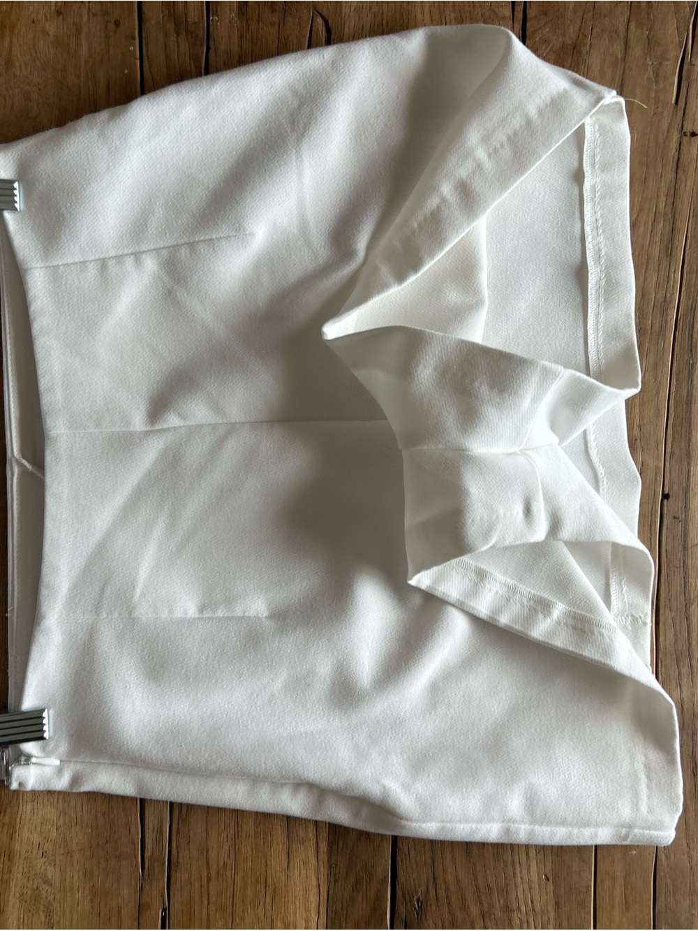 ZARA White Women's Wrap Mini Shorts Skort SKIRT m - Picture 6 of 9